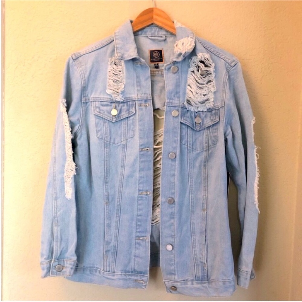 Distressed Jean Jacket